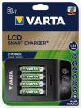 Ładowarka LCD Smart Charger+ Varta pomiar pojemn.+4xAA 2100