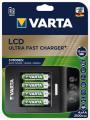 Ładowarka Varta LCD Ultra Fast + 4 x AA 2100mAh 57685