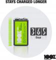 Akumulator 9V 6F22 6LR61 200mAh PeakPower