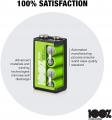 Akumulator 9V 6F22 6LR61 200mAh PeakPower
