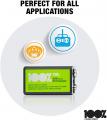 Akumulator 9V 6F22 6LR61 200mAh PeakPower