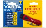 Baterie Varta Longlife Power 4xLR6 + 4xLR03 + latarka LED