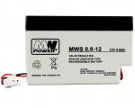 Akumulator MWS 08-12 800mAh AGM 12V PS1208