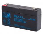 Akumulator MW 1.3-6 1.3Ah AGM 6V EP1.2-6 GP713