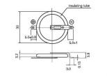 Akumulator VL3032 Panasonic 100mAh 3V blaszki