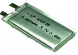 LP402036 220mAh 0.8Wh Li-Polymer 3.7V 4x20x36mm