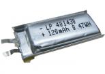 Akumulator LP401430 120mAh 0.4Wh Li-Polymer 3.7V 4x14x30mm