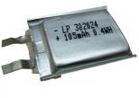 Akumulator LP302024 105mAh 0.4Wh Li-Polymer 3.7V 3x20x24mm