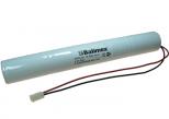 Akumulator wysokotemperaturowy 4000mAh NiCd 4.8V 4xD wtyk BAC139