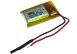 Akumulator LP501420 80mAh 0.3Wh Li-Polymer 3.7V 5x14x20mm + PCM