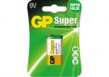 Bateria 6LR61 GP Super Alkaline 9V MN1604 6LF22 1604A