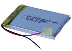 Akumulator LP403648 600mAh Li-Polymer 3.7V + PCM