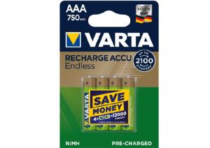 Akumulator AAA R03 750mAh NiMH 1.2V Varta Endless B4