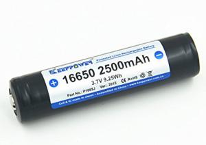 Akumulator 16650 Keeppower 2500mAh Li-Ion 3.7V 7A protected