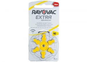 10 Rayovac Extra Advanced 1.4V 5.8x3.6mm