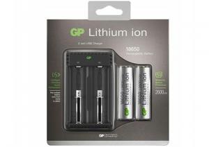 Ładowarka L211 GP Li-Ion 3.7V + 2 x 18650 2600mAh 3.7V