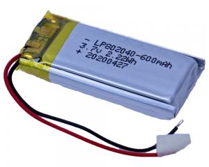 Akumulator LP802040 600mAh Li-Polymer 3.7V + PCM