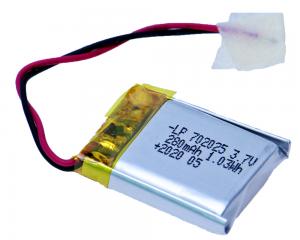 Akumulator LP702025 280mAh Li-Polymer 3.7V + PCM