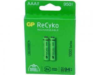 Akumulator AAA R03 950mAh NiMH 1.2V GP ReCyko+ EB2