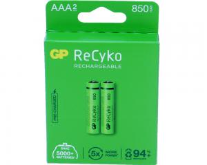 Akumulator AAA R03 850mAh NiMH 1.2V GP ReCyko+ EB2