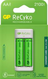 Ładowarka E211 GP AA AAA NiMH + 2x AA 2100mAh ReCyko