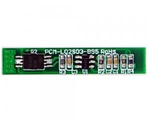 PCM BMS Li-Ion Li-Polymer 2S 7.2V 7.4V 3A + NTC 10K 50x5.5x1.8mm