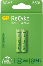 Akumulator AAA R03 650mAh 1.2V GP ReCyko+ EB2