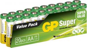 Bateria LR6 GP Battery Super Alkaline AA MN1500 S20