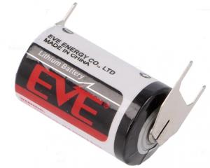 Bateria ER14250 EVE 3.6V 1/2AA LS14250 blaszki 1x2