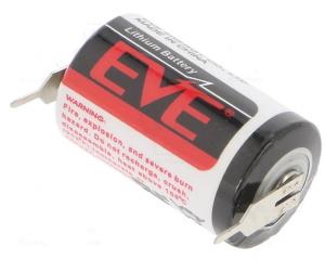 Bateria ER14250 EVE 3.6V 1/2AA LS14250 blaszki 1x1