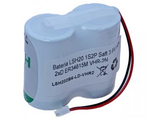 Bateria LSH20 1S2P Saft 3.6V HP 2xD ER34615M VHR-2N