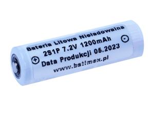 Bateria litowa AA  7.2V 1200mAh
