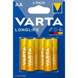 Bateria LR6 Varta Longlife 1.5V AA MN1500 B6