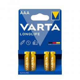 Bateria LR03 Varta Longlife 1.5V AAA MN2400 B4