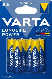Bateria LR6 Varta Longlife Power 1.5V MN1500 AA B6
