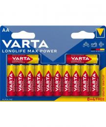 Bateria LR6 Varta Longlife Max Power 1.5V AA B8+4