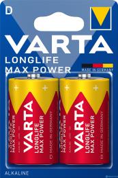 Bateria LR20 Varta Longlife Max Power 1.5V Mono UM-1 B2