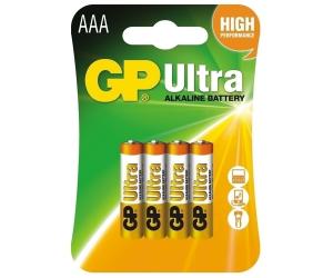 Bateria LR03 GP Ultra 1.5V MN1500 AA B4