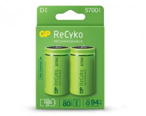 Akumulator D R20 5700mAh NiMH 1.2V GP ReCyko+ B2