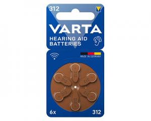 Bateria 312 Varta 180mAh 1.45V B6