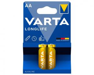 Bateria LR6 Varta Longlife 1.5V AA MN1500 B2