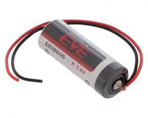 Bateria ER18505 EVE 3.6V A LS17500 kable