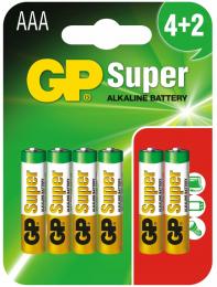 Bateria LR03 GP Super 1.5V AAA B4+2