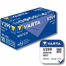 Bateria 399 Varta 42mAh 1.55V SR927W AG7 SR57