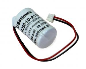 Bateria ER14250 1200mAh 3.6V 1/2AA z wtyczką Spox