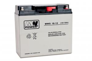 Akumulator MWS 18-12 18Ah AGM 12V