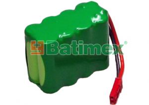 Akumulator 400mAh NiMH 9.6V 8x2/3AAA