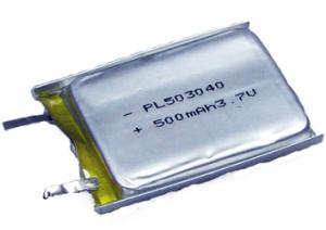 LP503040 500mAh 1.9Wh Li-Polymer 3.7V 5x30x40mm