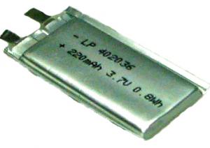 Akumulator LP402036 220mAh Li-Polymer 3.7V
