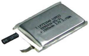 LP753040 830mAh 3.1Wh Li-Polymer 3.7V 7.5x34x48mm